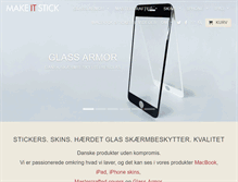 Tablet Screenshot of makeitstick.dk